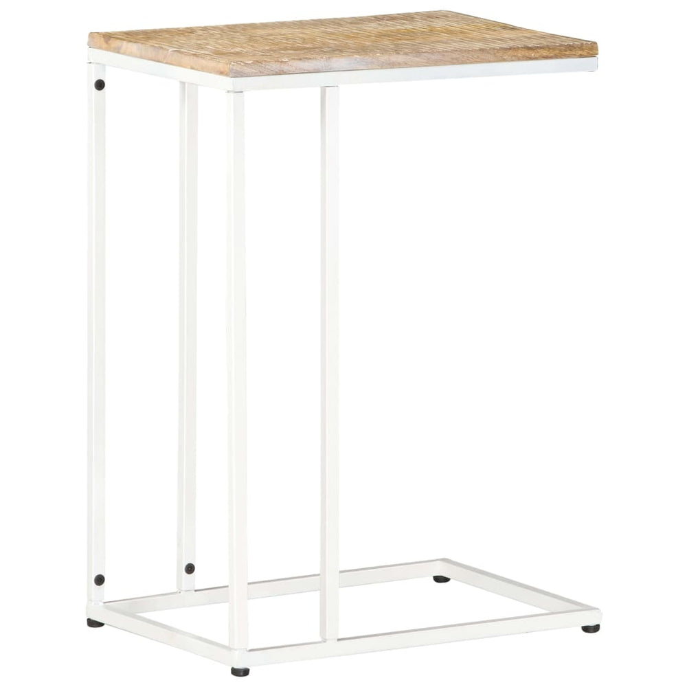 Bijzettafel 35x45x65 cm massief mangohout MeubelReus
