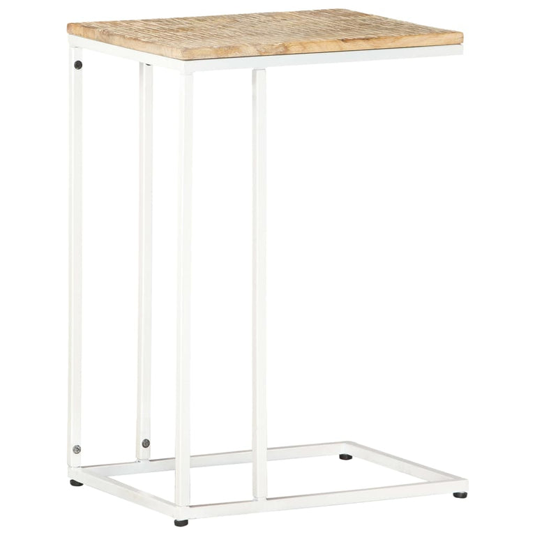 Bijzettafel 35x45x65 cm massief mangohout MeubelReus