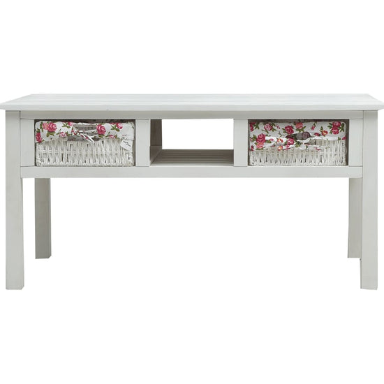 Salontafel 99,5x60x48 cm hout wit MeubelReus