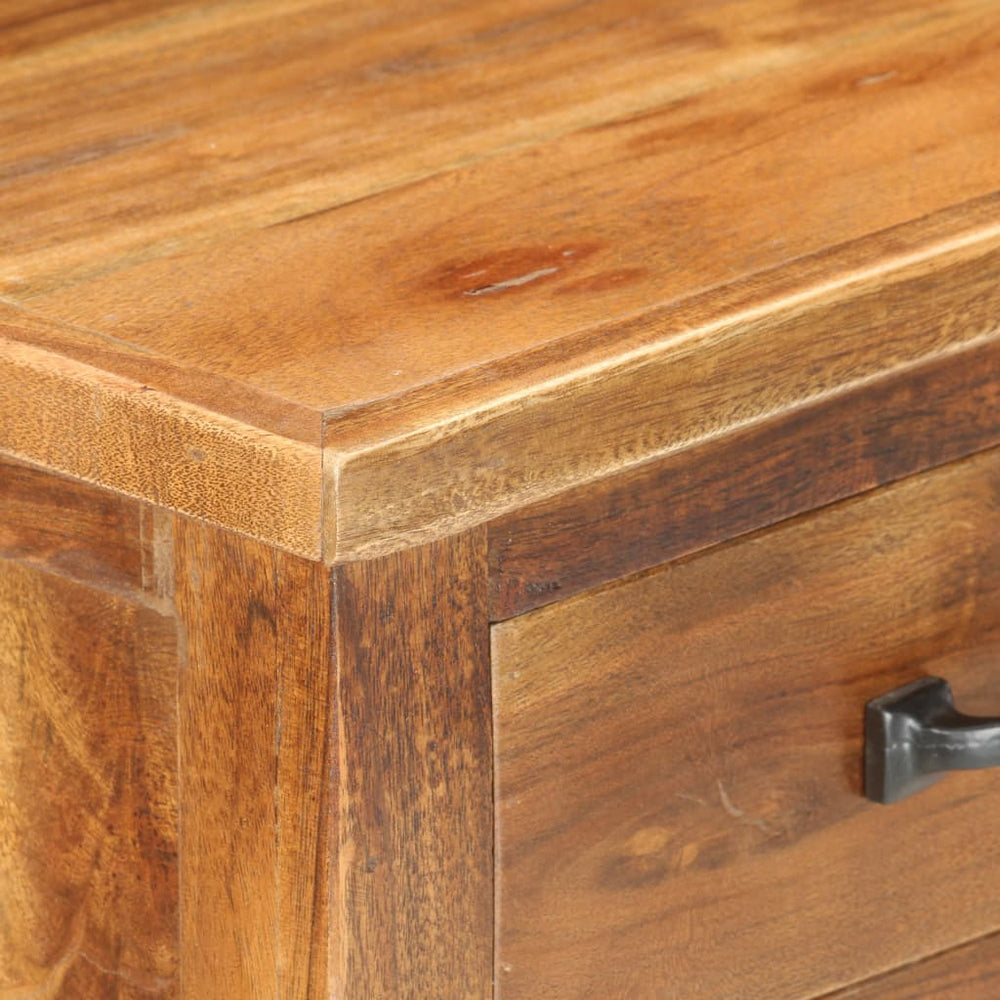 Wijnkast 40x30x80 cm massief acaciahout MeubelReus