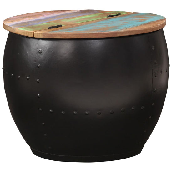 Salontafel 53x43 cm massief gerecycled hout MeubelReus