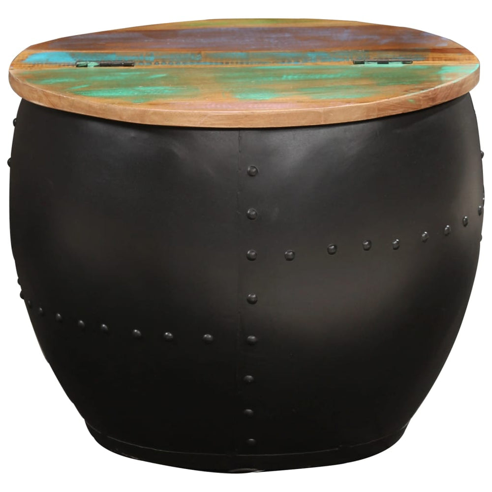 Salontafel 53x43 cm massief gerecycled hout MeubelReus