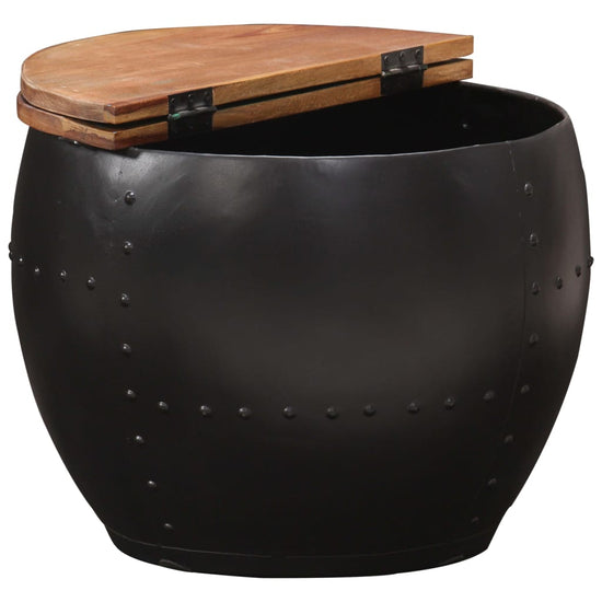 Salontafel 53x43 cm massief gerecycled hout MeubelReus