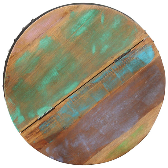 Salontafel 53x43 cm massief gerecycled hout MeubelReus