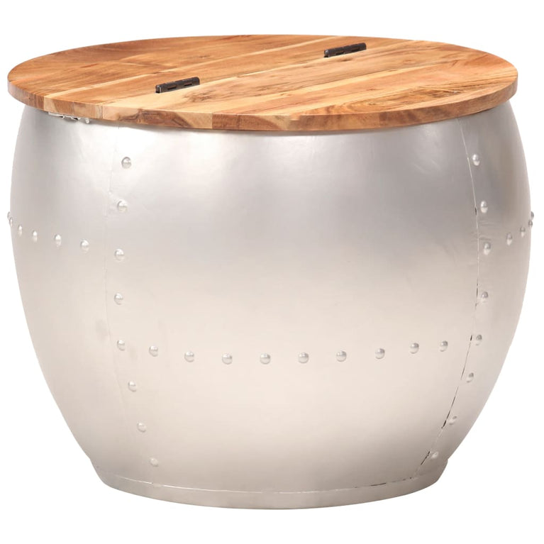 Salontafel 53x43 cm massief acaciahout MeubelReus