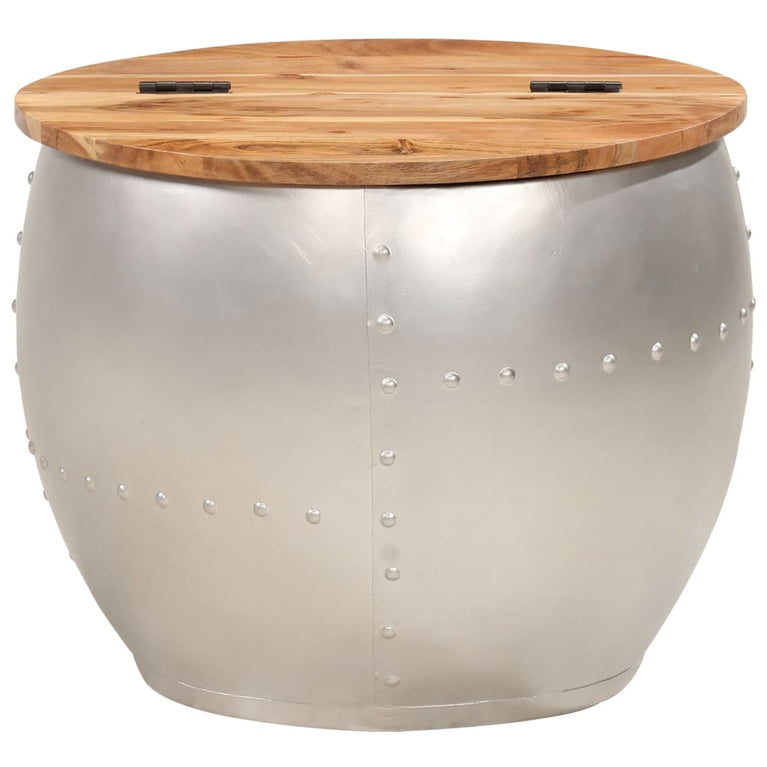 Salontafel 53x43 cm massief acaciahout MeubelReus