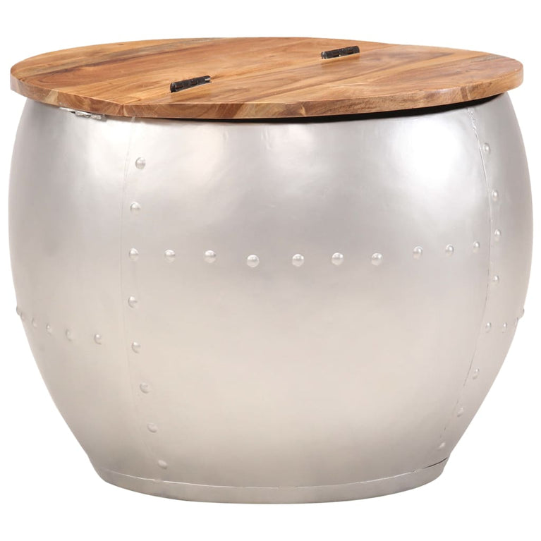 Salontafel 53x43 cm massief acaciahout MeubelReus