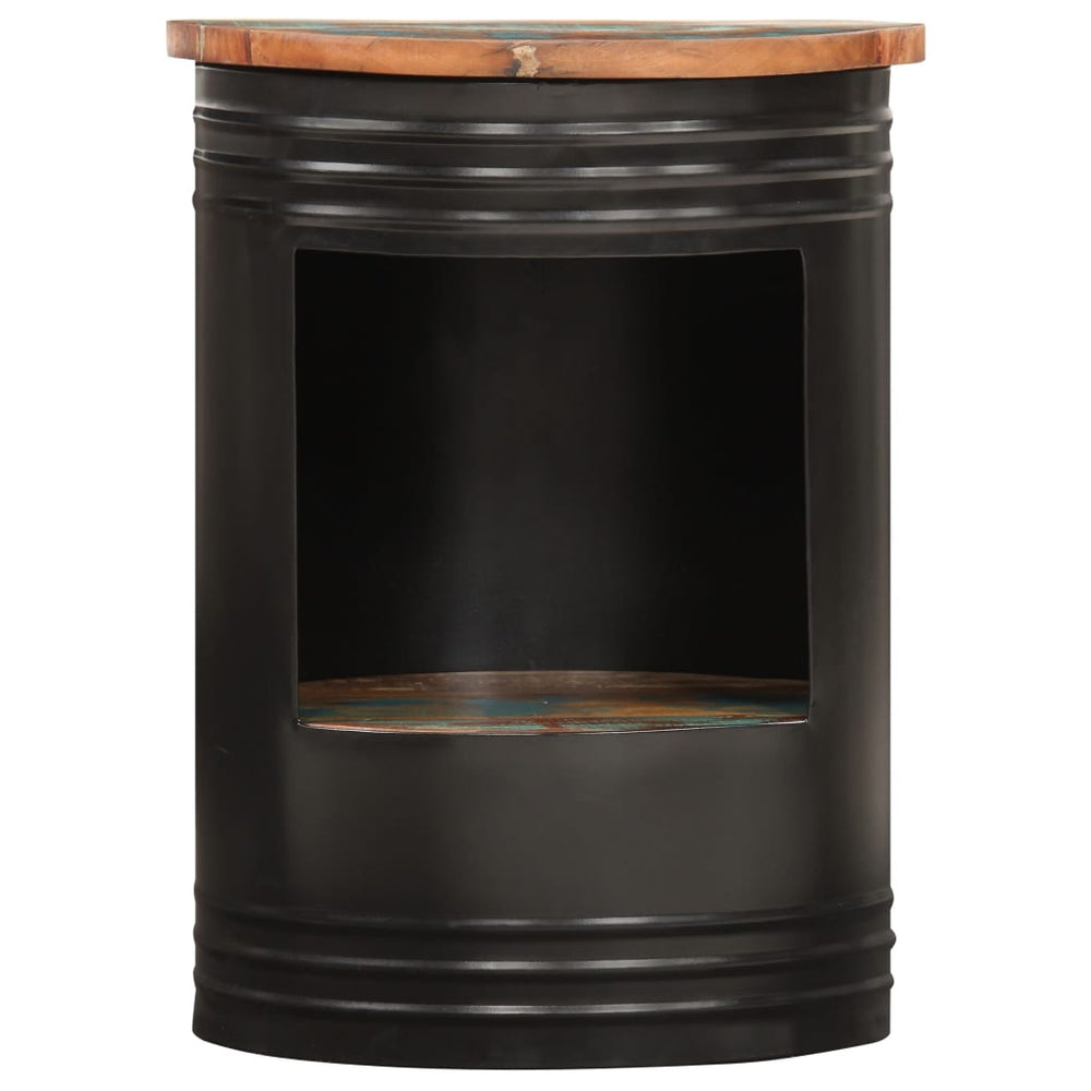 Salontafel 43x55 cm massief gerecycled hout MeubelReus