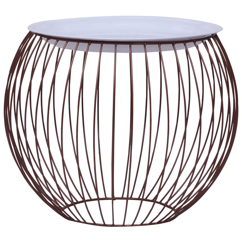Salontafel Ø 51 cm goudkleurig MeubelReus