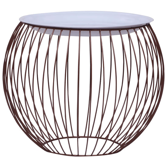Salontafel Ø 51 cm goudkleurig MeubelReus