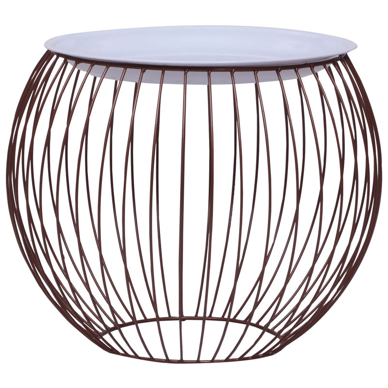Salontafel Ø 51 cm goudkleurig MeubelReus