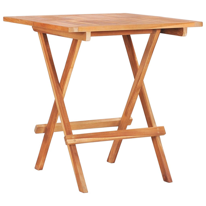 Bistrotafel inklapbaar 60x60x65 cm massief teakhout MeubelReus
