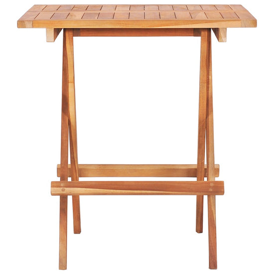 Bistrotafel inklapbaar 60x60x65 cm massief teakhout MeubelReus