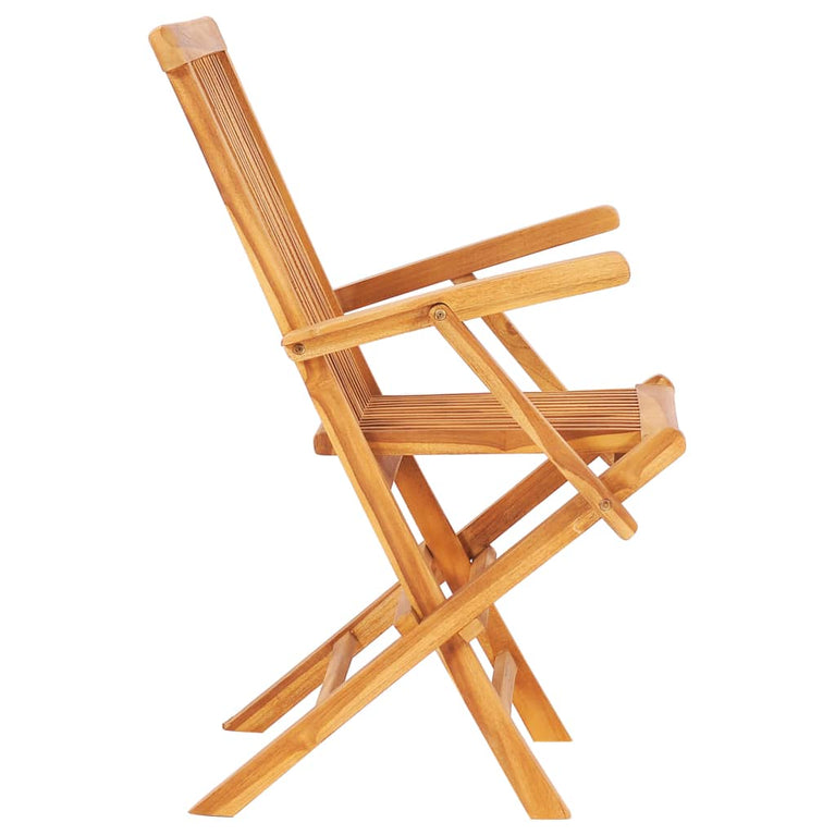 7-delige Tuinset inklapbaar massief teakhout MeubelReus