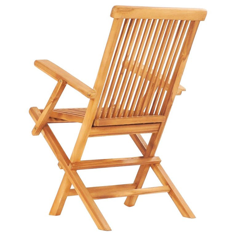 7-delige Tuinset inklapbaar massief teakhout MeubelReus