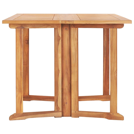 Tuintafel inklapbaar 150x90x75 cm massief teakhout MeubelReus