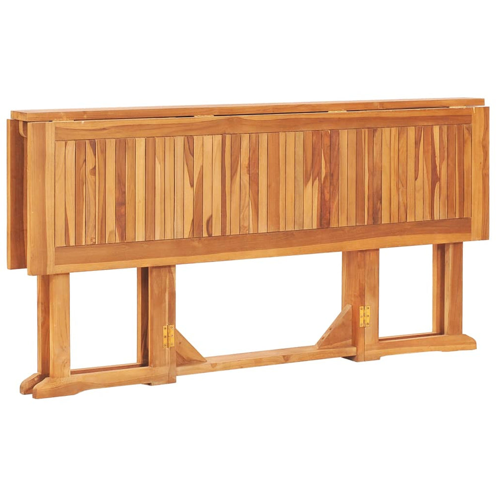 Tuintafel inklapbaar 150x90x75 cm massief teakhout MeubelReus