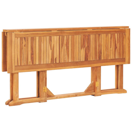 Tuintafel inklapbaar 150x90x75 cm massief teakhout MeubelReus