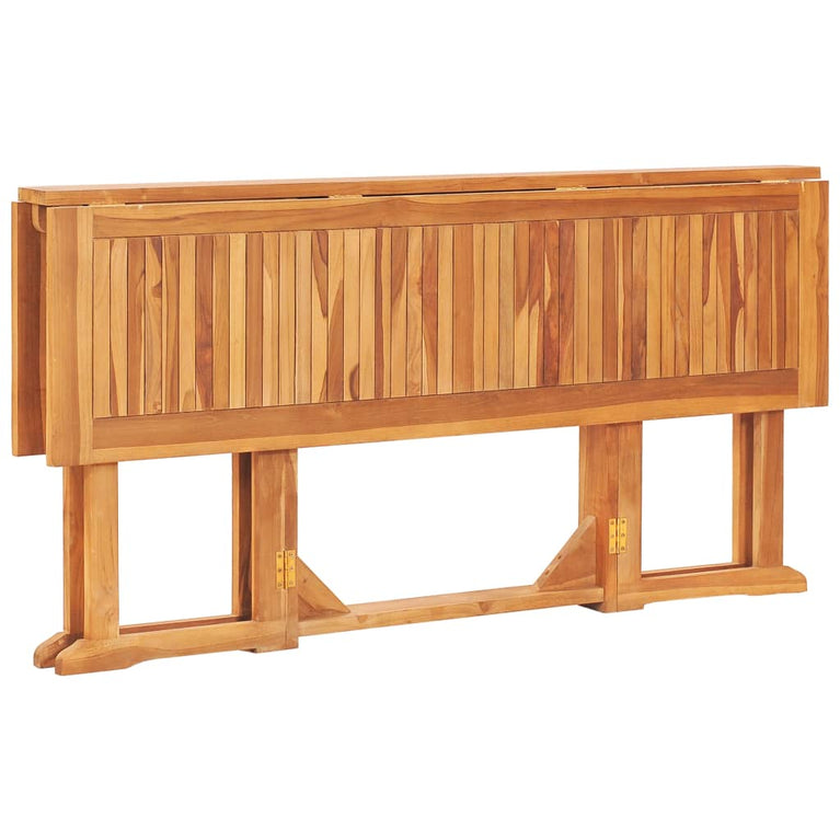 Tuintafel inklapbaar 150x90x75 cm massief teakhout MeubelReus