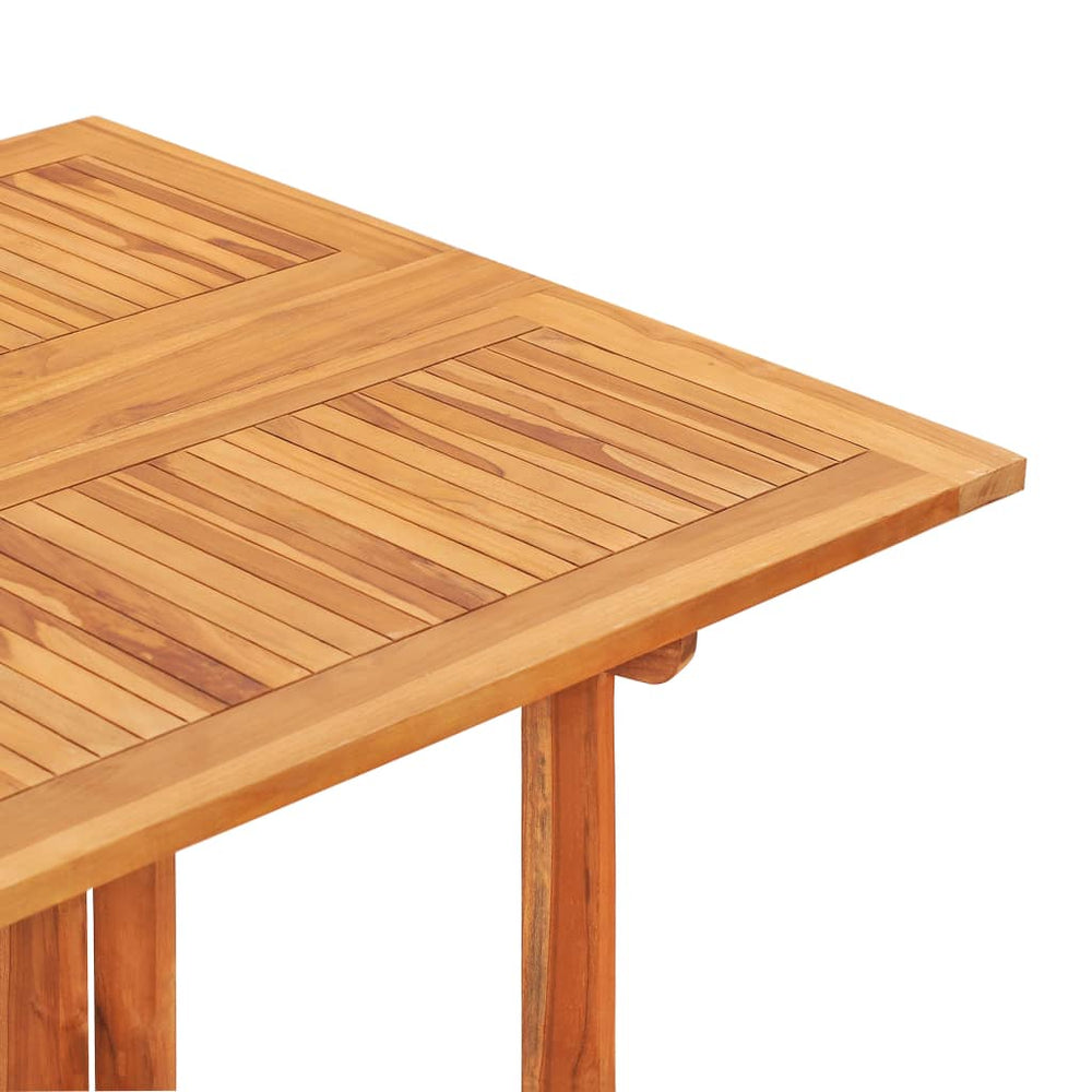 Tuintafel inklapbaar 150x90x75 cm massief teakhout MeubelReus