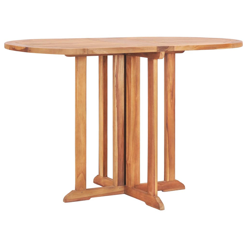 Tuintafel inklapbaar 120x70x75 cm massief teakhout MeubelReus