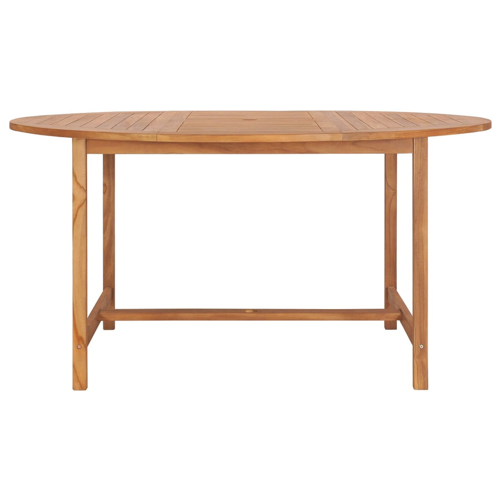 Tuintafel 150x76 cm massief teakhout MeubelReus