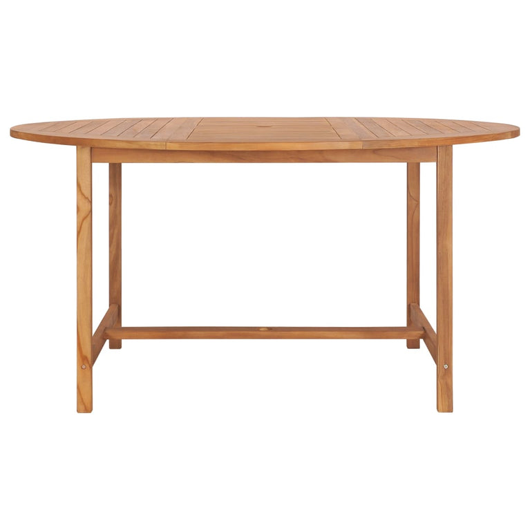 Tuintafel 150x76 cm massief teakhout MeubelReus