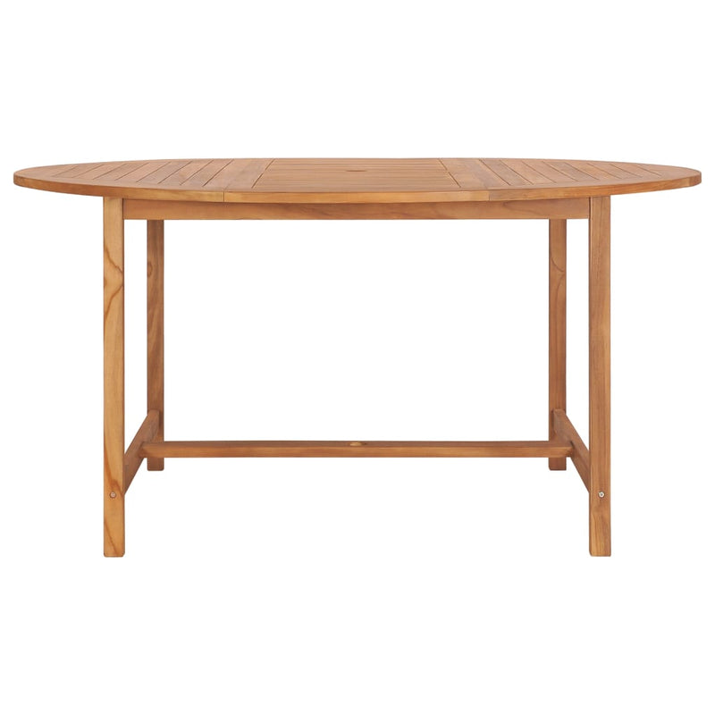 Tuintafel 150x76 cm massief teakhout MeubelReus