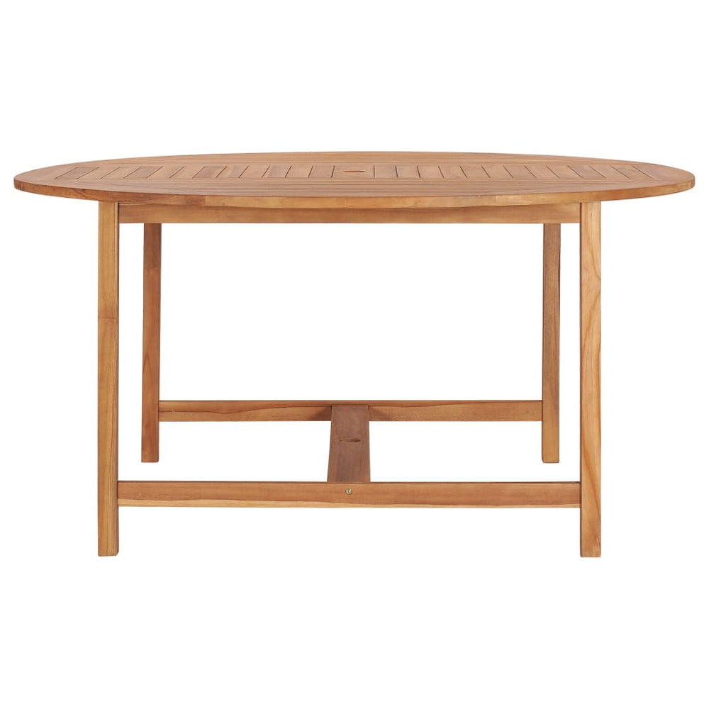 Tuintafel 150x76 cm massief teakhout MeubelReus