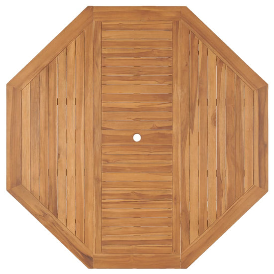 Tuintafel 150x150x75 cm massief teakhout MeubelReus