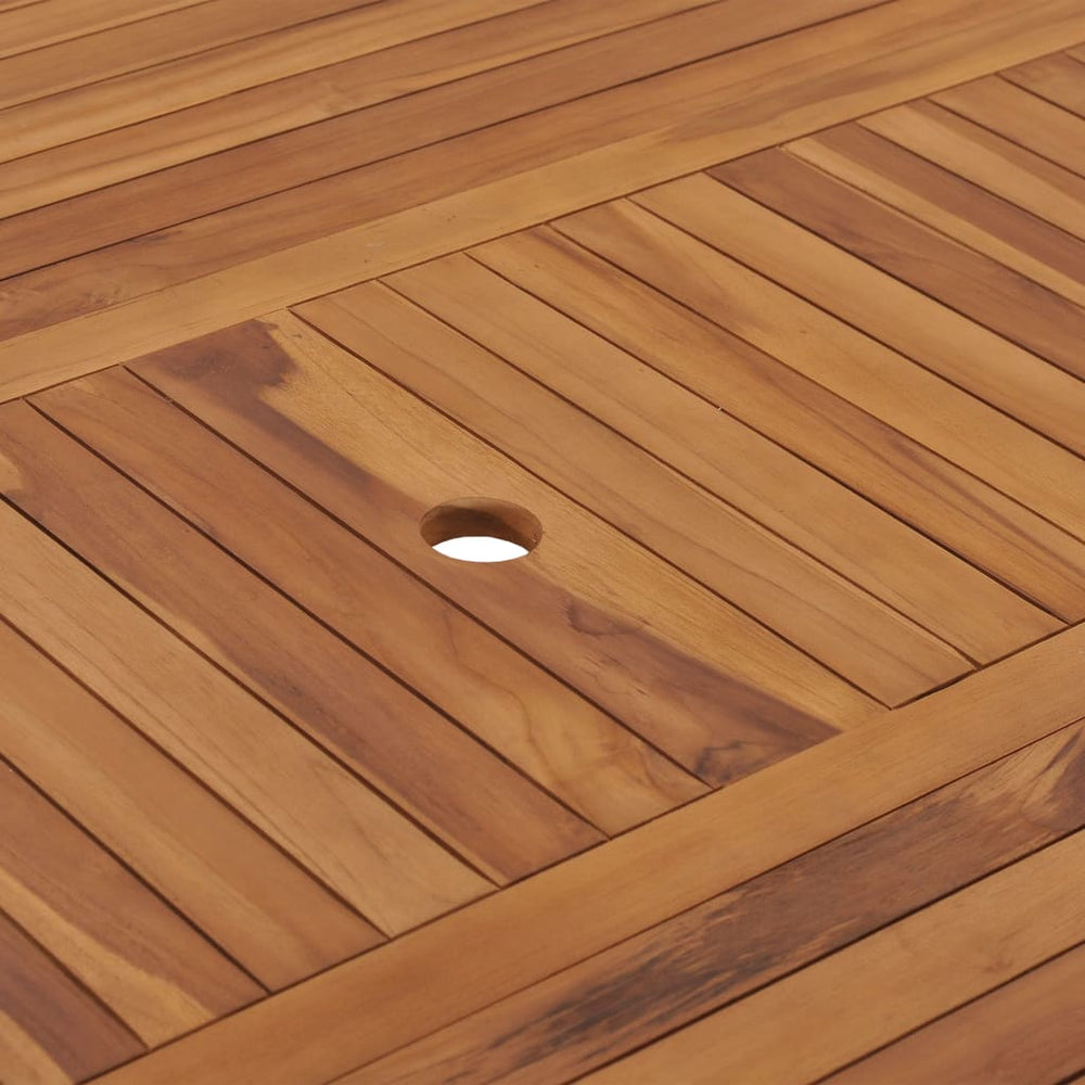 Tuintafel 150x150x75 cm massief teakhout MeubelReus