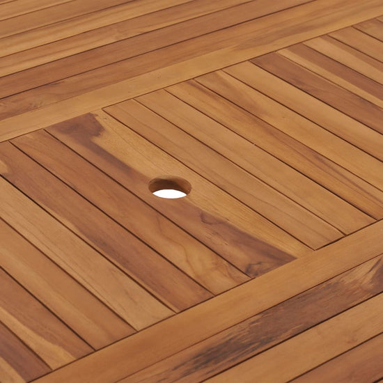 Tuintafel 150x150x75 cm massief teakhout MeubelReus