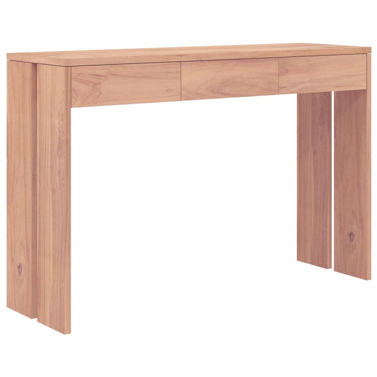 Wandtafel 110x35x75 cm massief teakhout MeubelReus