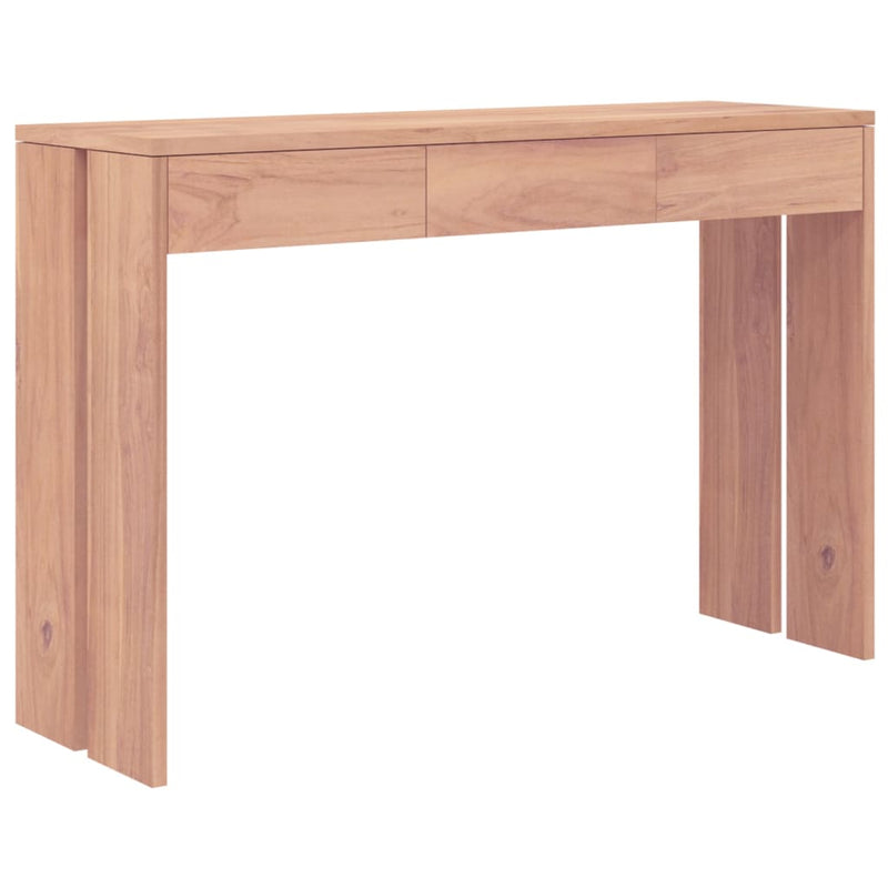 Wandtafel 110x35x75 cm massief teakhout MeubelReus