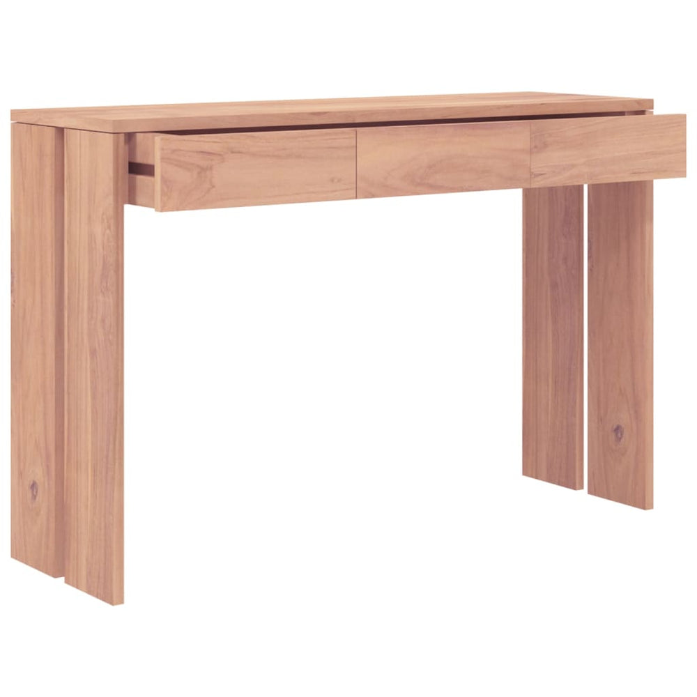 Wandtafel 110x35x75 cm massief teakhout MeubelReus