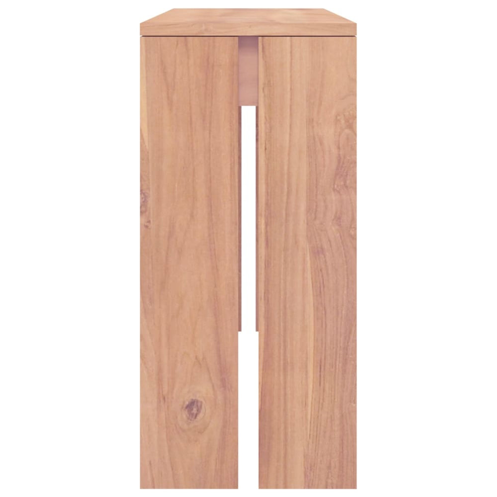 Wandtafel 110x35x75 cm massief teakhout MeubelReus