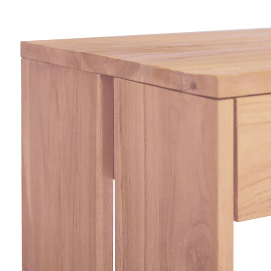 Wandtafel 110x35x75 cm massief teakhout MeubelReus