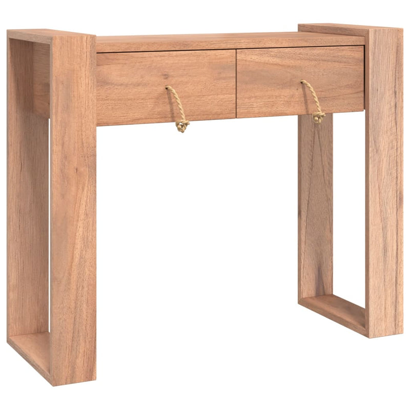Wandtafel 90x35x75 cm massief teakhout MeubelReus