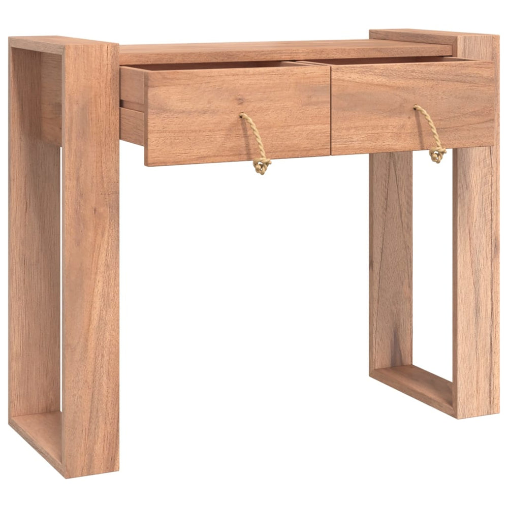 Wandtafel 90x35x75 cm massief teakhout MeubelReus