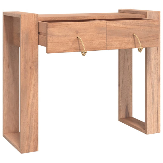 Wandtafel 90x35x75 cm massief teakhout MeubelReus