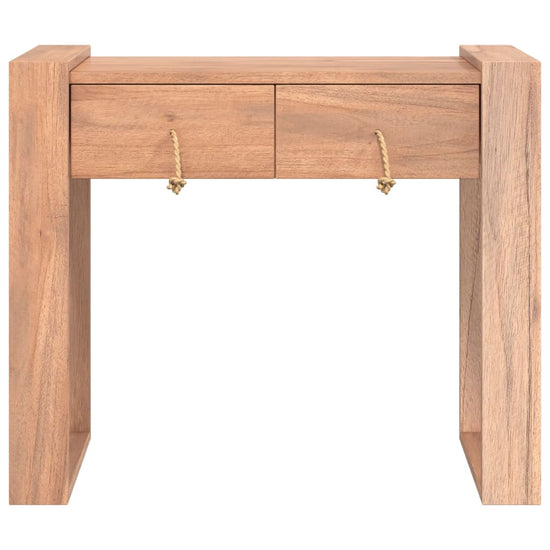 Wandtafel 90x35x75 cm massief teakhout MeubelReus