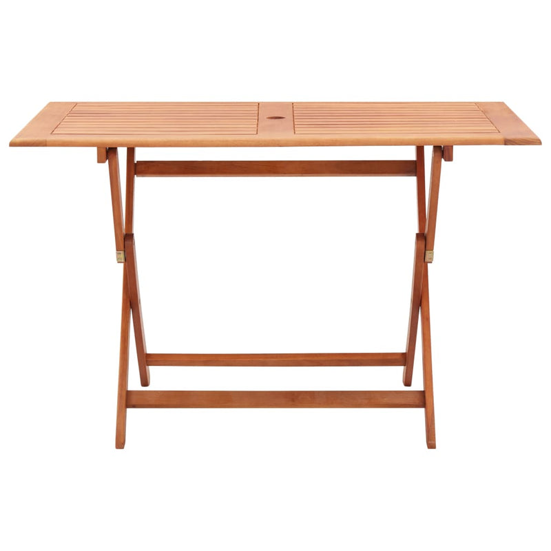 Tuintafel inklapbaar 120x70x75 cm massief eucalyptushout MeubelReus
