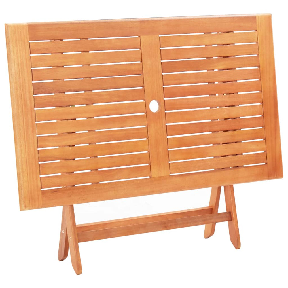 Tuintafel inklapbaar 120x70x75 cm massief eucalyptushout MeubelReus