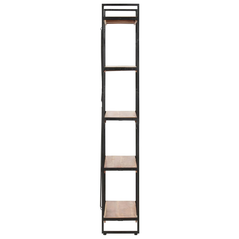 Boekenkast met 5 schappen 60x30x180 cm massief acaciahout MeubelReus