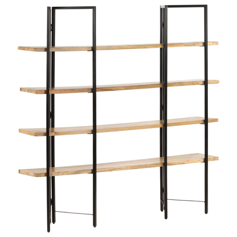 Boekenkast met 4 schappen 160x35x160 cm massief mangohout MeubelReus