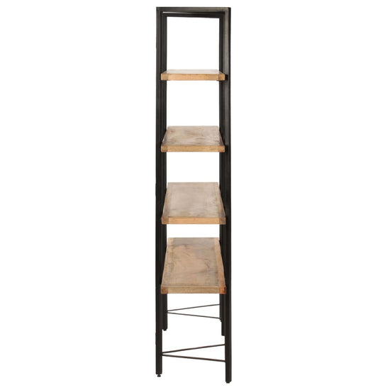 Boekenkast met 4 schappen 160x35x160 cm massief mangohout MeubelReus