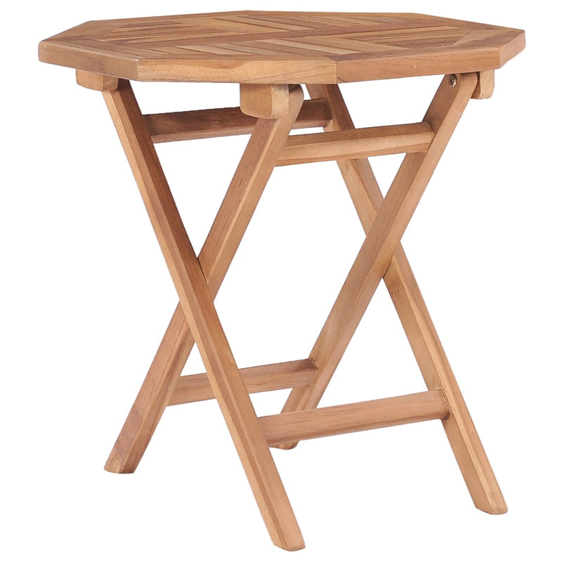 Tuintafel inklapbaar 45x45x45 cm massief teakhout MeubelReus