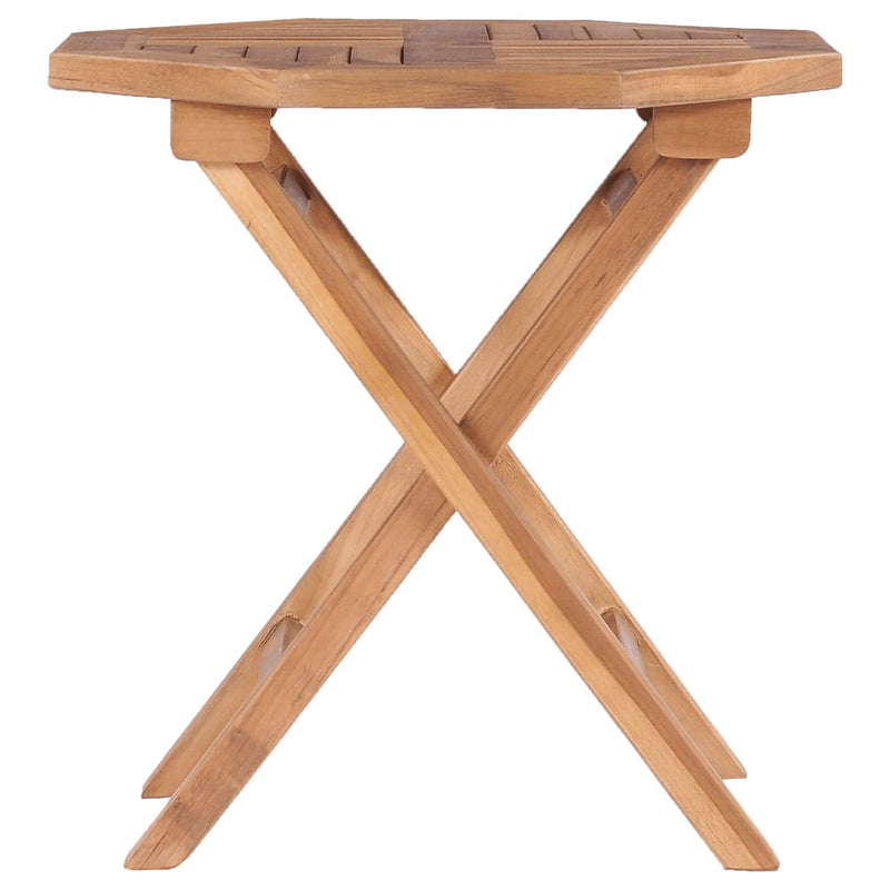 Tuintafel inklapbaar 45x45x45 cm massief teakhout MeubelReus