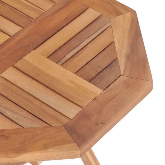 Tuintafel inklapbaar 45x45x45 cm massief teakhout MeubelReus