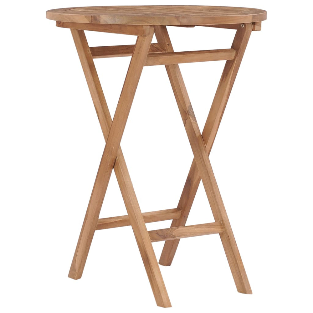 Tuintafel inklapbaar 60 cm massief teakhout MeubelReus